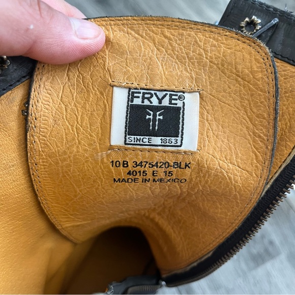 FRYE | Kendall Lace Up Boots NWOB Display Model Sz 10B - Picture 7 of 12